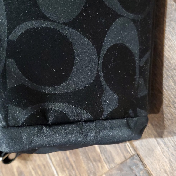 Coach Black Signature Travel Bag/Diaper Bag - Picture 13 of 15